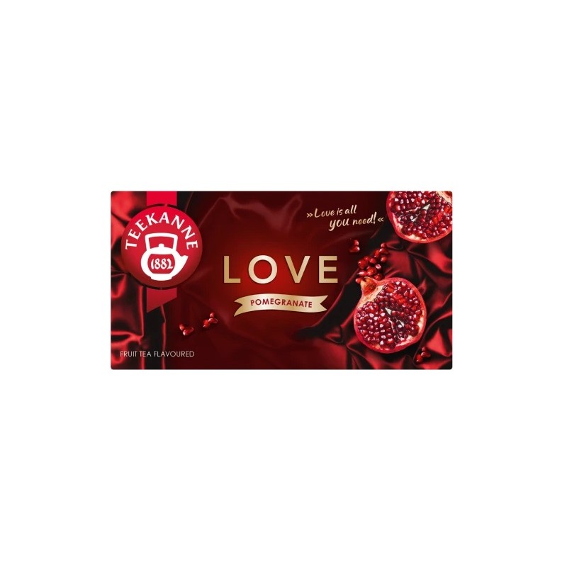 Herbata owocowa Teekanne Love - granat i brzoskwinia 20t.