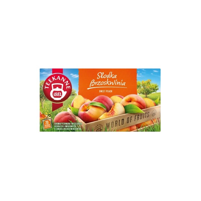 Herbata owocowa Teekanne słodka brzoskwinia 20t.