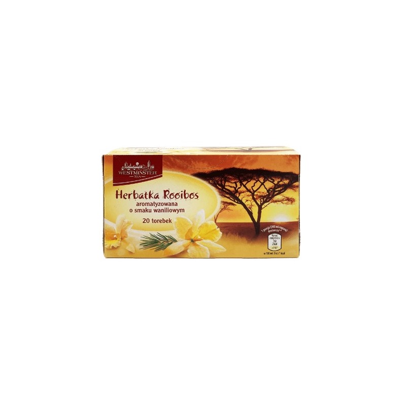 Westminster herbata rooibos waniliowa 20t.