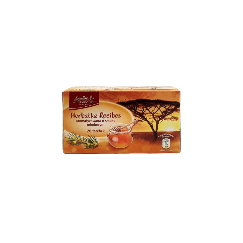 Westminster herbata rooibos miodowa 20t.