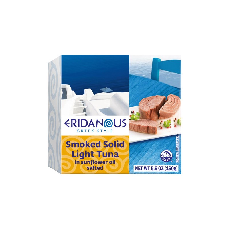 Eridanous tuńczyk wędzony w oleju słonecznikowym 160 g