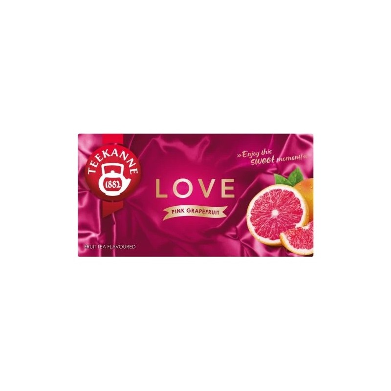 Teekanne herbata owocowa love pink grapefruit różowy grejpfrut 20 t.