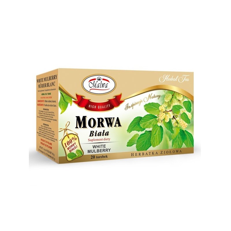 Malwa herbata ziołowa morwa biała 20 t.
