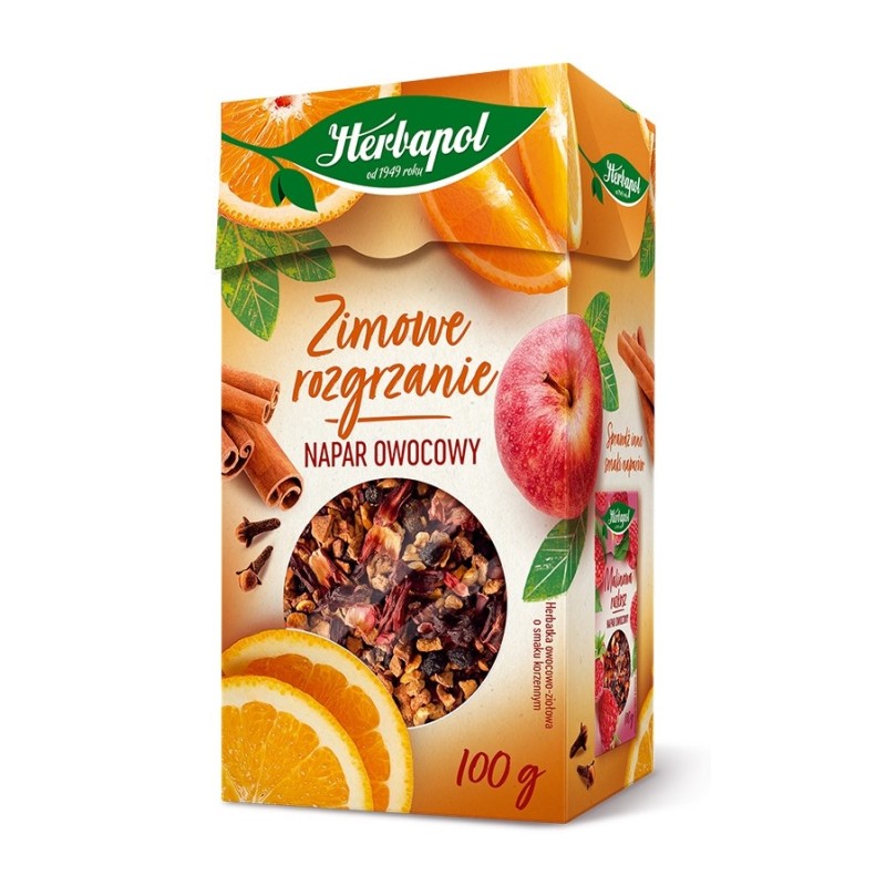 Herbapol herbata owocowa zimowa napar Zimowe rozgrzanie 100g