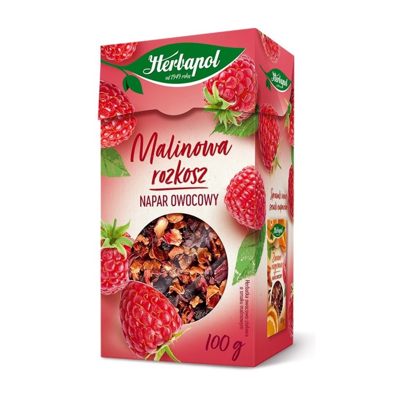 Herbapol herbata owocowa napar Malinowa Rozkosz 100 g